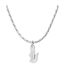 Mens Arthor Stainless Steel Necklace & Pendant One Size Silver Lacoste-2