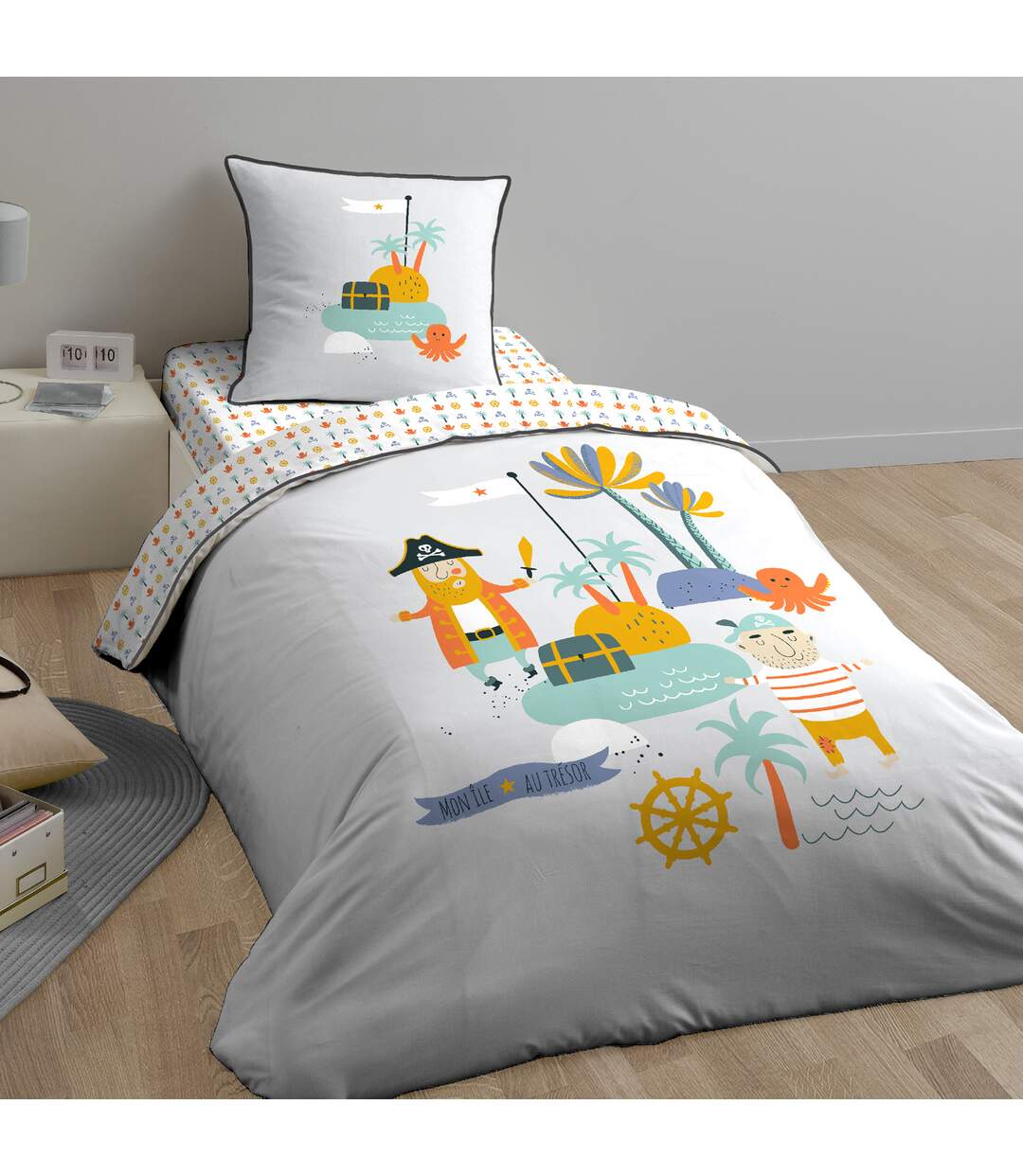 Drap housse CARAIBES en coton-3