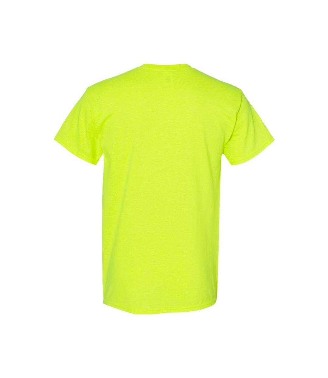 Mens Heavy Cotton T-shirt Safety Green Gildan-2