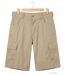 AXXANO AE1103S Bermuda uni en coton pour un look d'été décontracté et élégant-2