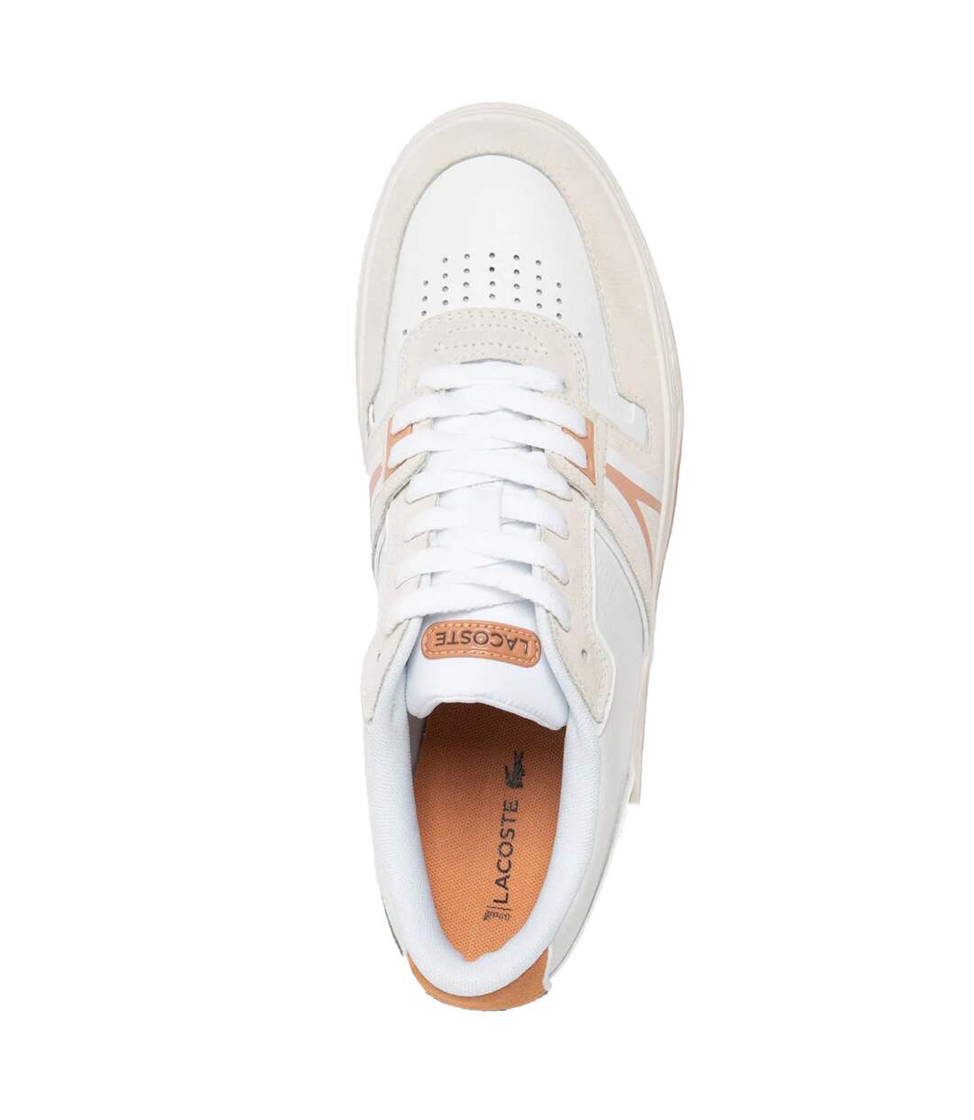 Baskets L001 Adulte Blanc Beige Lacoste-3