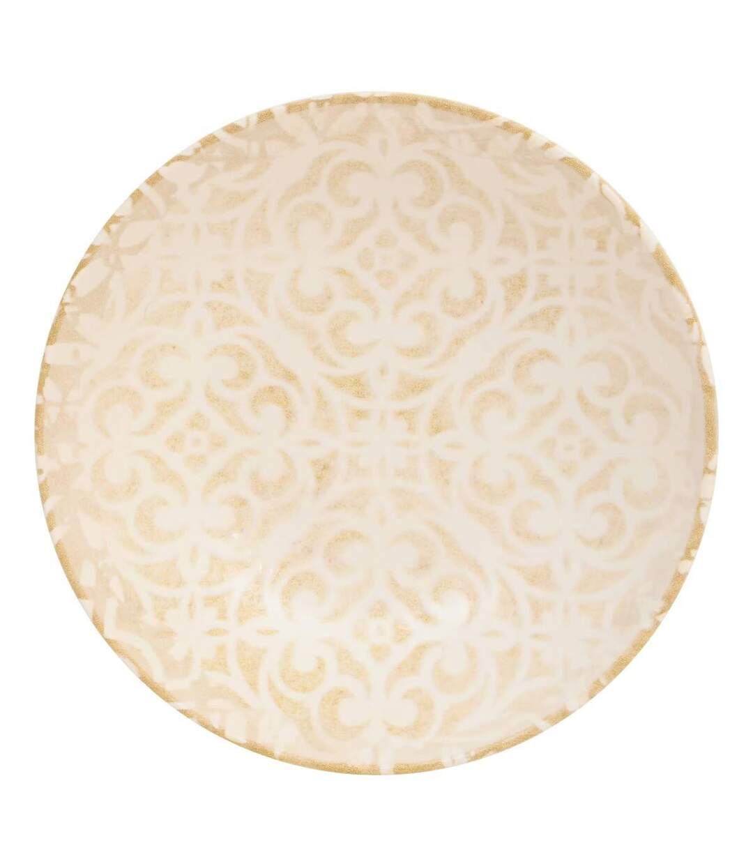 Lot de 6 Assiettes Creuses Anna 20cm Crème-2