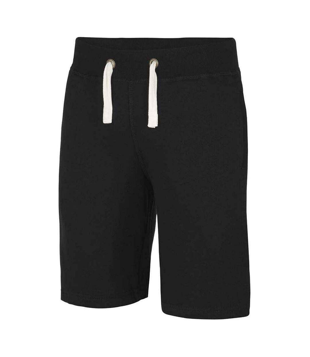 Short Campus Adulte Noir Vif Awdis-1