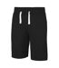 Short Campus Adulte Noir Vif Awdis-1