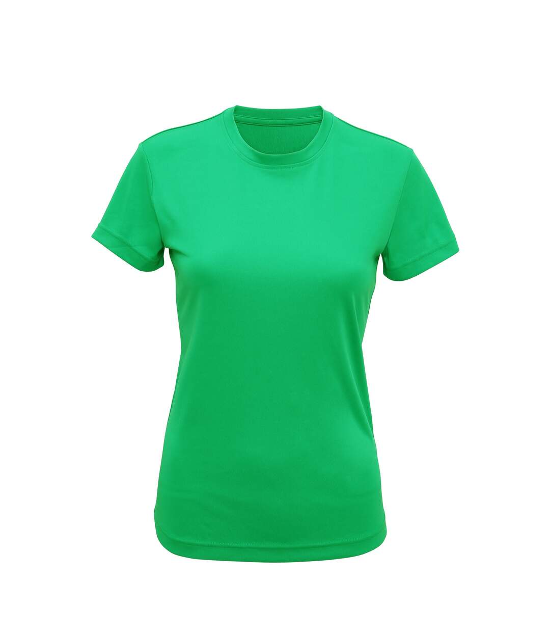 T-shirt sport femme vert tendre Tri Dri-1