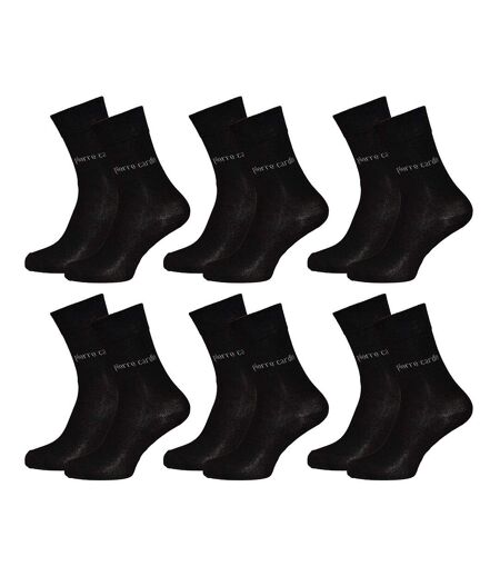 Chaussettes Homme Pierre Cardin Pack de 6 Paires Noires