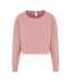 AWDis Hoods Womens/Ladies Cropped Sweatshirt (Dusty Pink) - UTRW7320