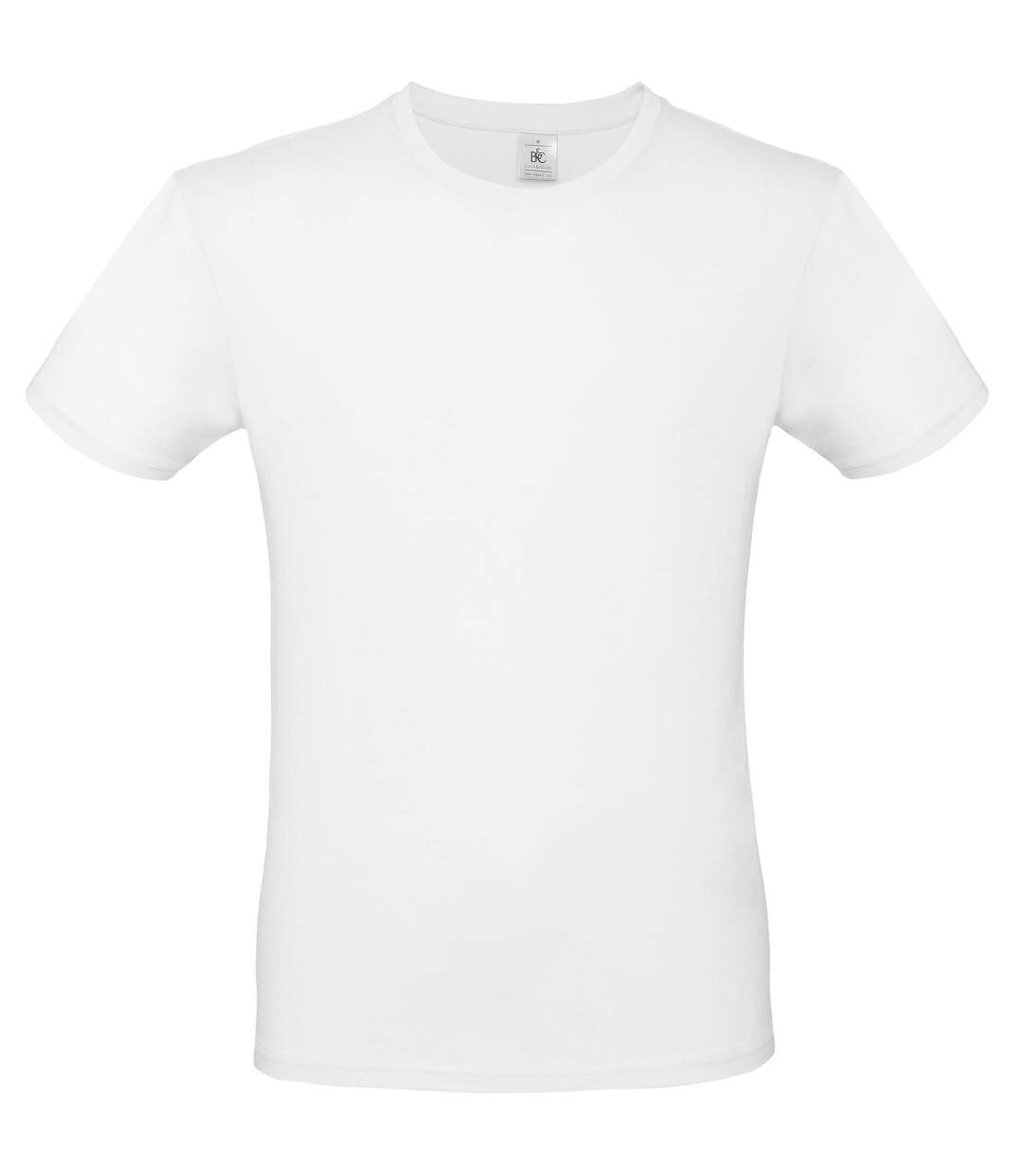 Tee-shirt B&c Mens #e150 Blanc B And C-1