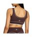 Brassière marron foncé femme soul studio yoga-2