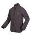 Regatta Mens Hadfield Full Zip Fleece Jacket (Dark Grey)