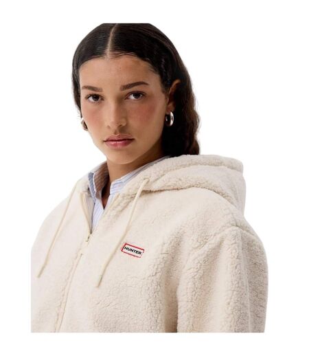 Womens/ladies Hooded Jacket Antique White Hunter