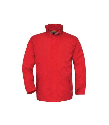 Veste imperméable hommes rouge B&C