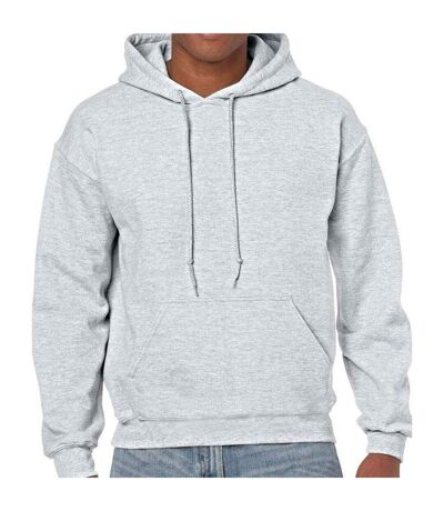Unisex adult heavy blend hoodie ash Gildan