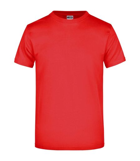 T-shirt Adulte Rouge James And Nicholson