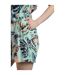 Womens/ladies mare printed playsuit seafoam Weird Fish-4