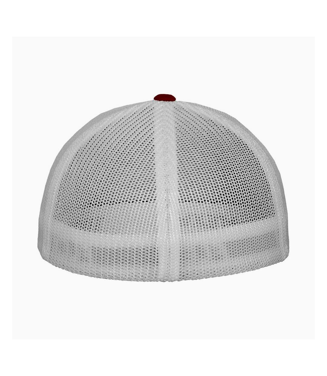 Casquette trucker adulte rouge / blanc Flexfit-2