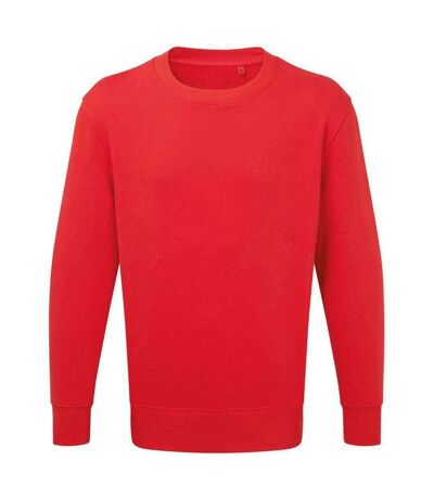 Anthem Unisex Adult Organic Sweatshirt (Red) - UTPC4755