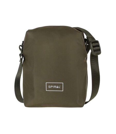 Rectangle Crossbody Bag One Size Olive Spiral