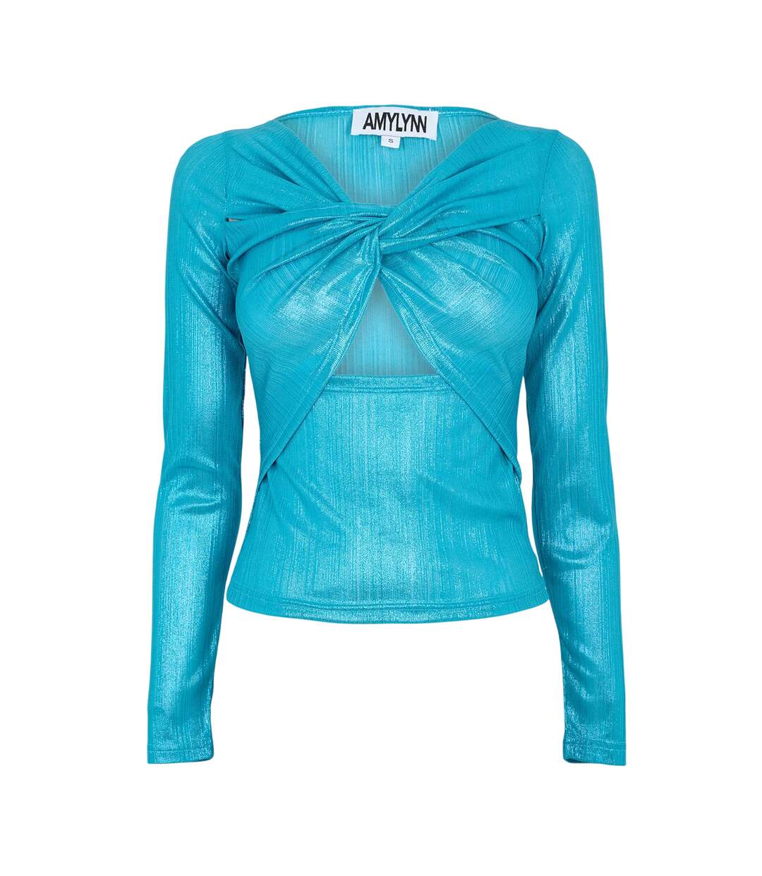 Haut Manches Longues Femme Bleu AmyLynn-1