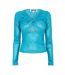 Haut Manches Longues Femme Bleu AmyLynn-1
