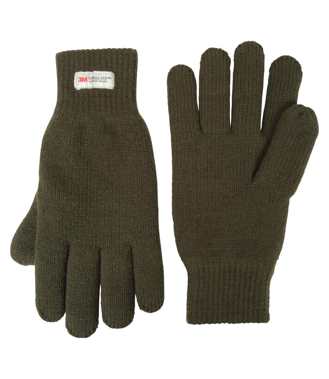 Gants Homme Taille Unique Vert Kaki Mountain Warehouse-1