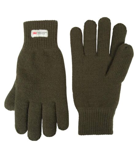 Gants homme taille unique vert kaki Mountain Warehouse Mountain Warehouse