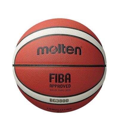Ballon de basket taille 5 fauve / blanc Molten