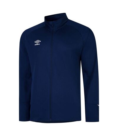 Mens total training knitted track jacket navy/white Umbro