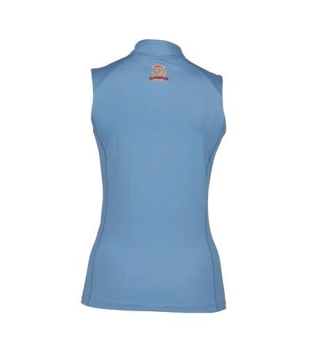 Womens/ladies Team Sleeveless Base Layer Top Steel Aubrion