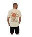 T-shirt Motif/style Cactus Homme Gris Pâle Threadbare-3