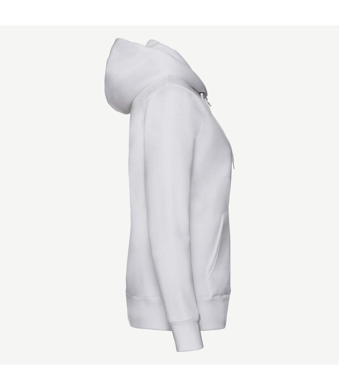 Womens/ladies premium hooded lady fit hoodie white Fruit of the Loom