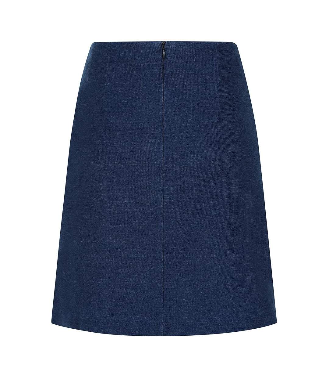 Womens/ladies Cotton Skirt Indigo Lazy Jacks-3