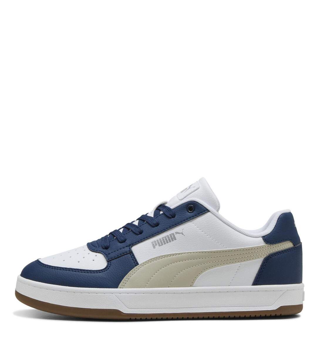 Mens Caven 2.0 Logo Trainers White Blue Gum Puma-2