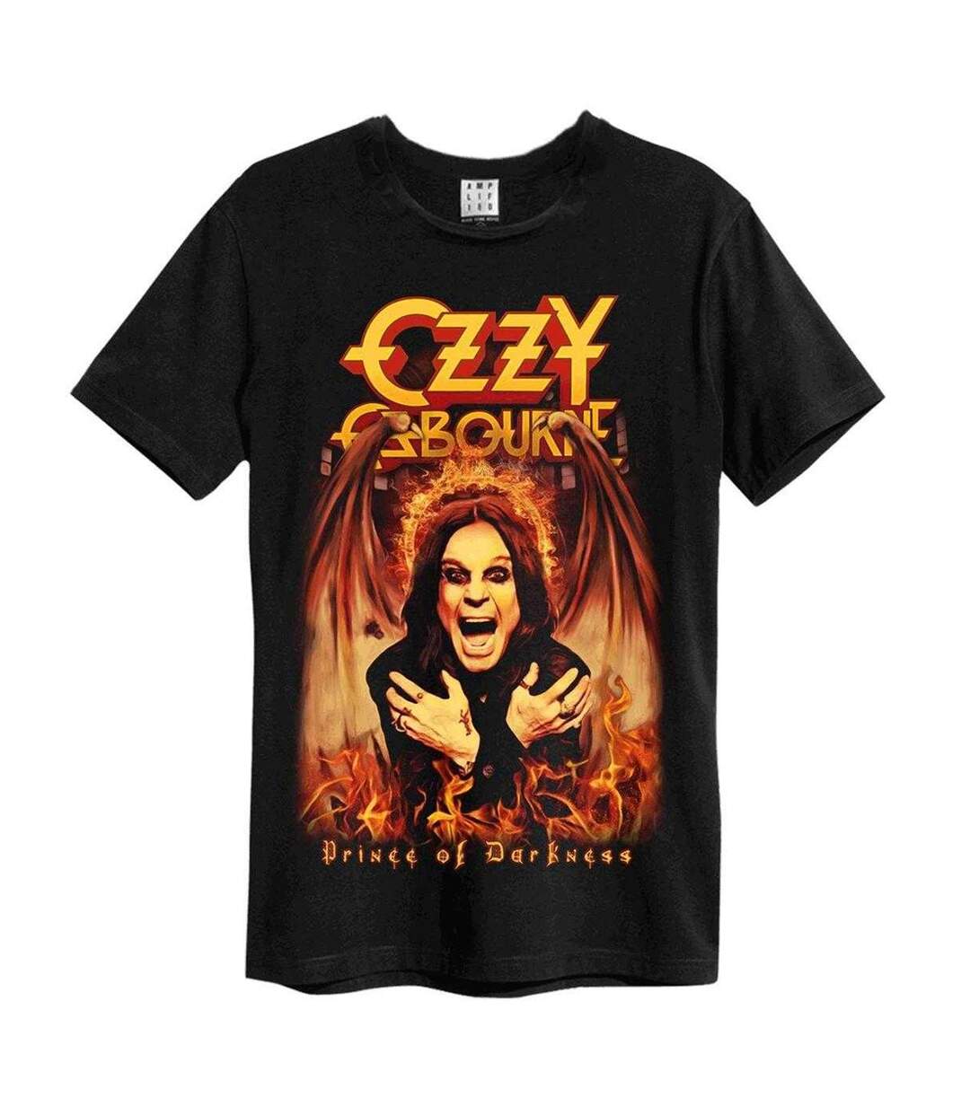 T-shirt Style Ozzy Osbourne Prince Of Darkness Adulte Noir Amplified-1
