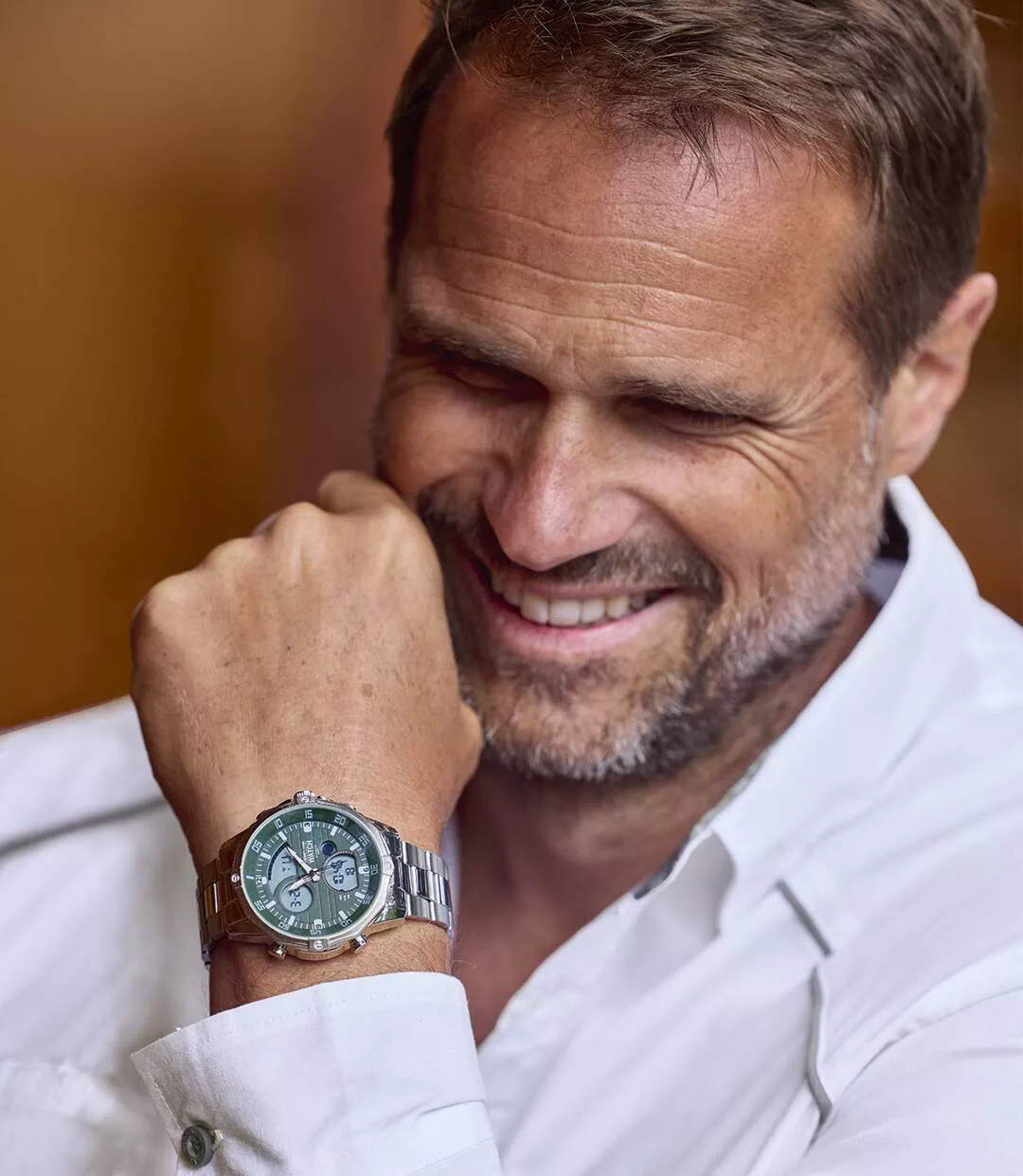 Men's Watch + 2 Interchangeable Straps-8