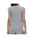 T-Shirt Blanc/Noir Femme Mamalicious Gisele - L