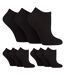 9 Pack Womens Diabetic Trainer Socks | Wide Ankle Socks for Swollen Feet-1