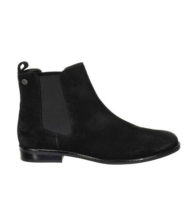 Velvet effect ankle boots with elastic bands WF200004A women