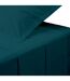 Drap Plat 1 Personne Percale 180x290cm Bleu Egéen-1