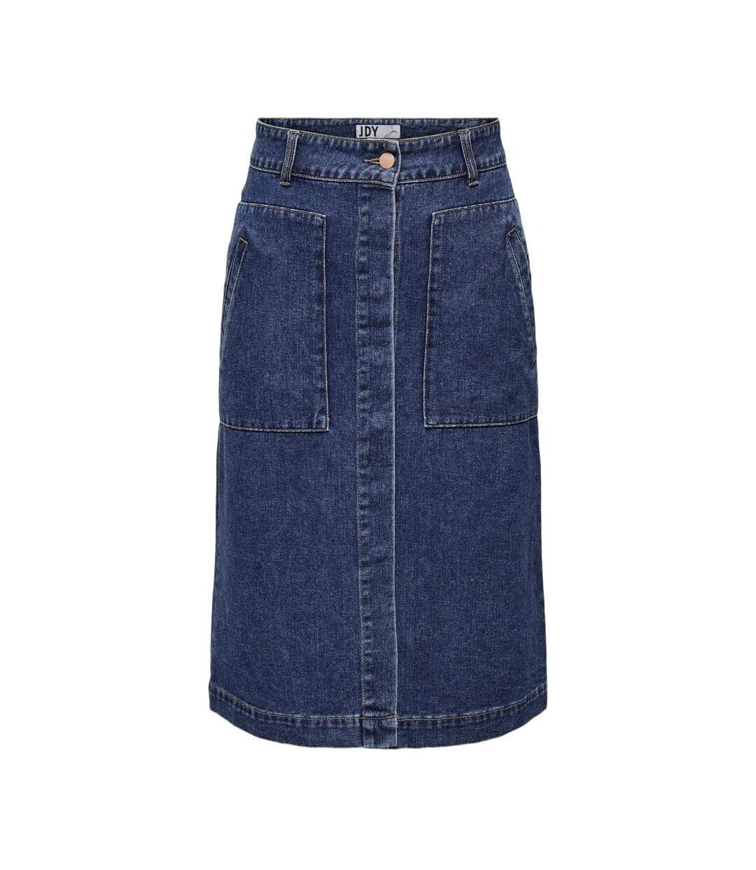 Jupe bleu femme jdy olivia - l-3