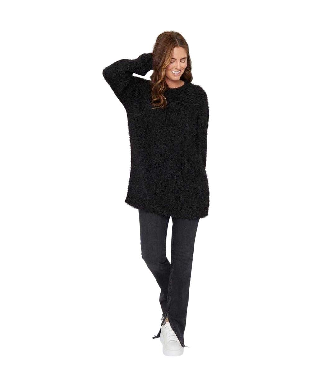 Sweat Femme Noir Be You-4