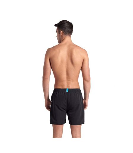 Mens Fundamental Swimming Trunks Black White Arena