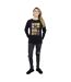 Disney Sweat Femme/Ladies Tinkerbell Squares (Noir) - UTBI40898-4