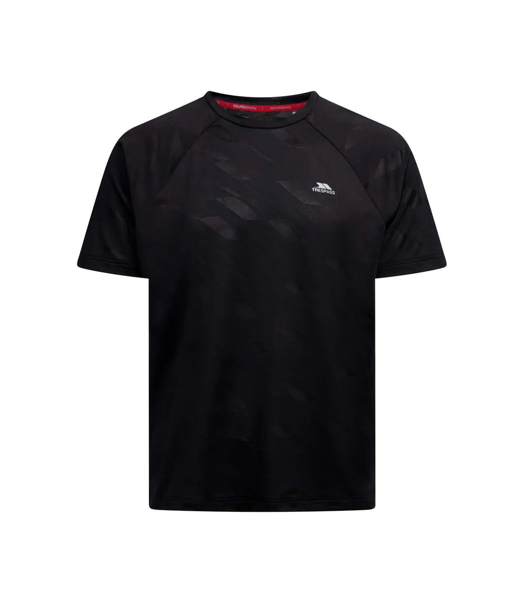 T-shirt De Sport Uni Manches Courtes Trillon Homme Noir Trespass-1
