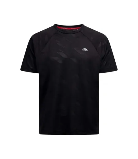 T-shirt De Sport Uni Manches Courtes Trillon Homme Noir Trespass