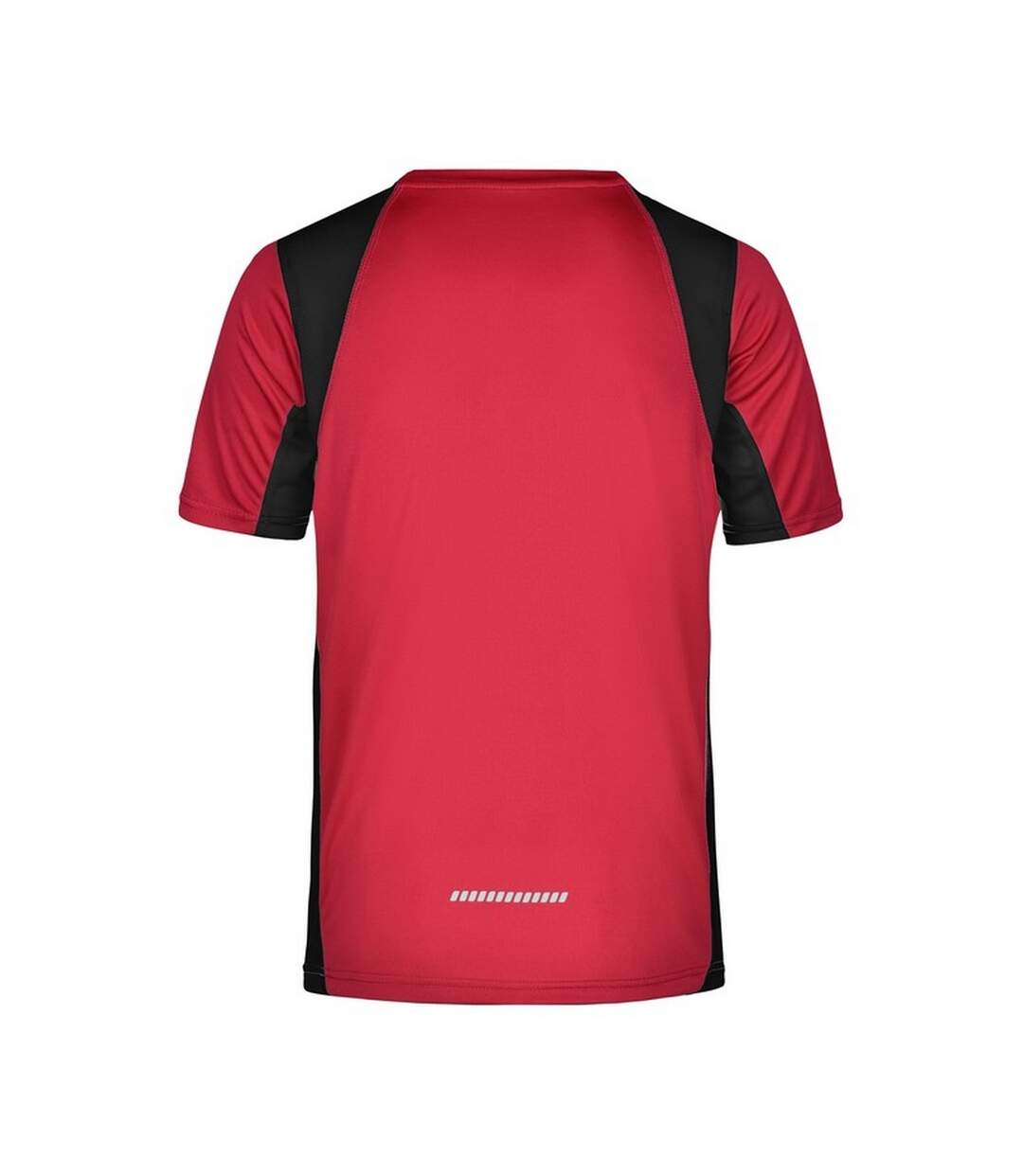 T-shirt Course À Pied Homme Rouge Noir James And Nicholson-2