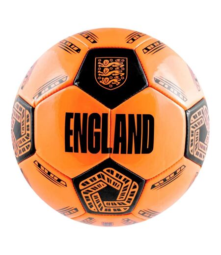 Light Up Football 5 Orange Black England FA