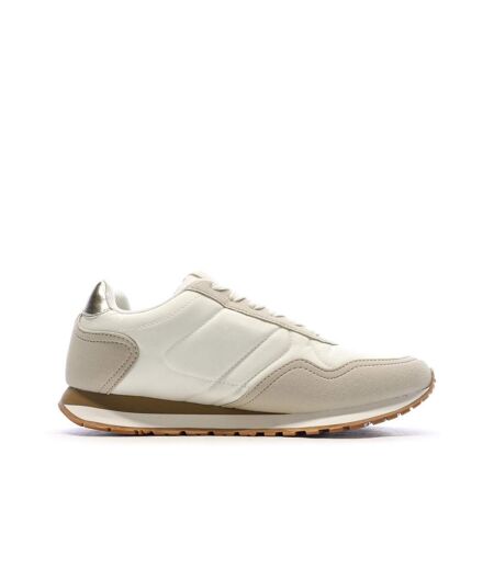 Baskets blanches/beiges femme us polo assn fs1
