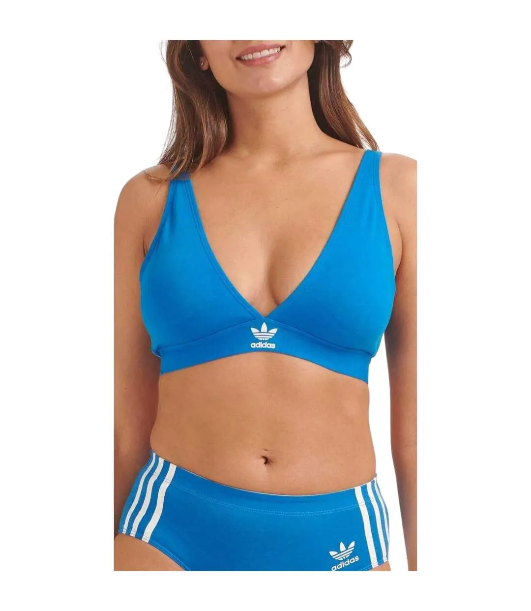 Soutien-gorge Femme Bleu Adidas-1