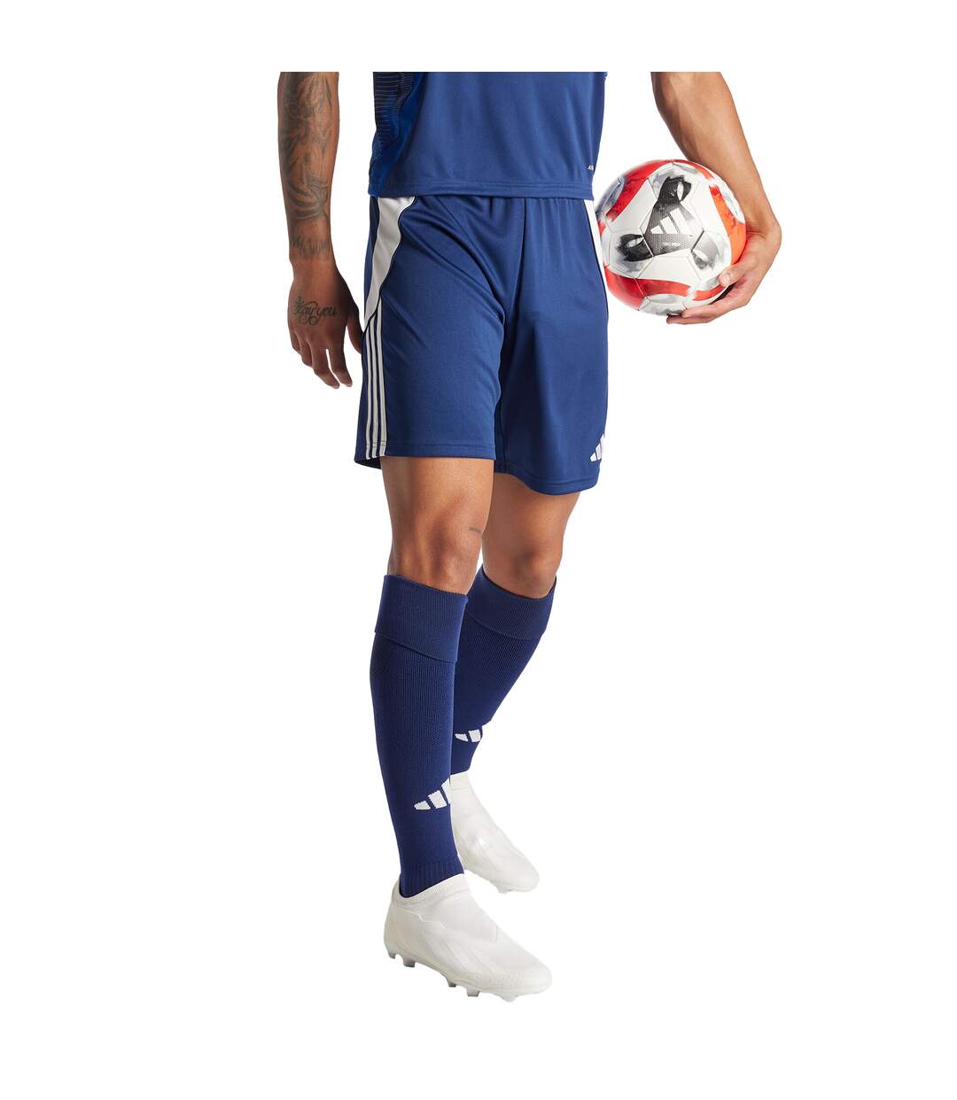 Short Tiro Homme Bleu Marine Adidas-3